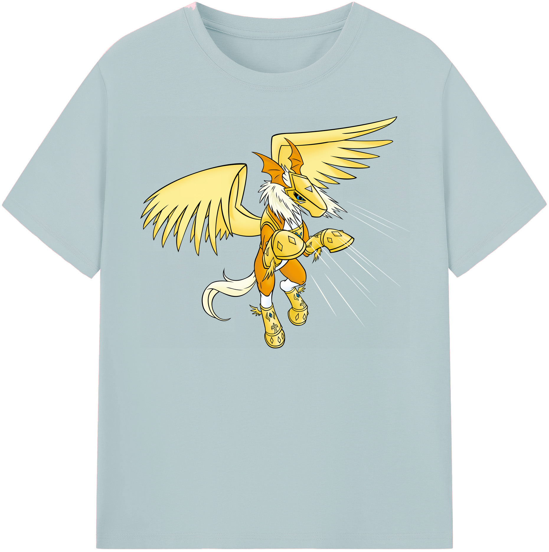 （画像用） Digimon デジタルモンスター/デジモン 綿100％半袖Tシャツ（フロントプリント）
